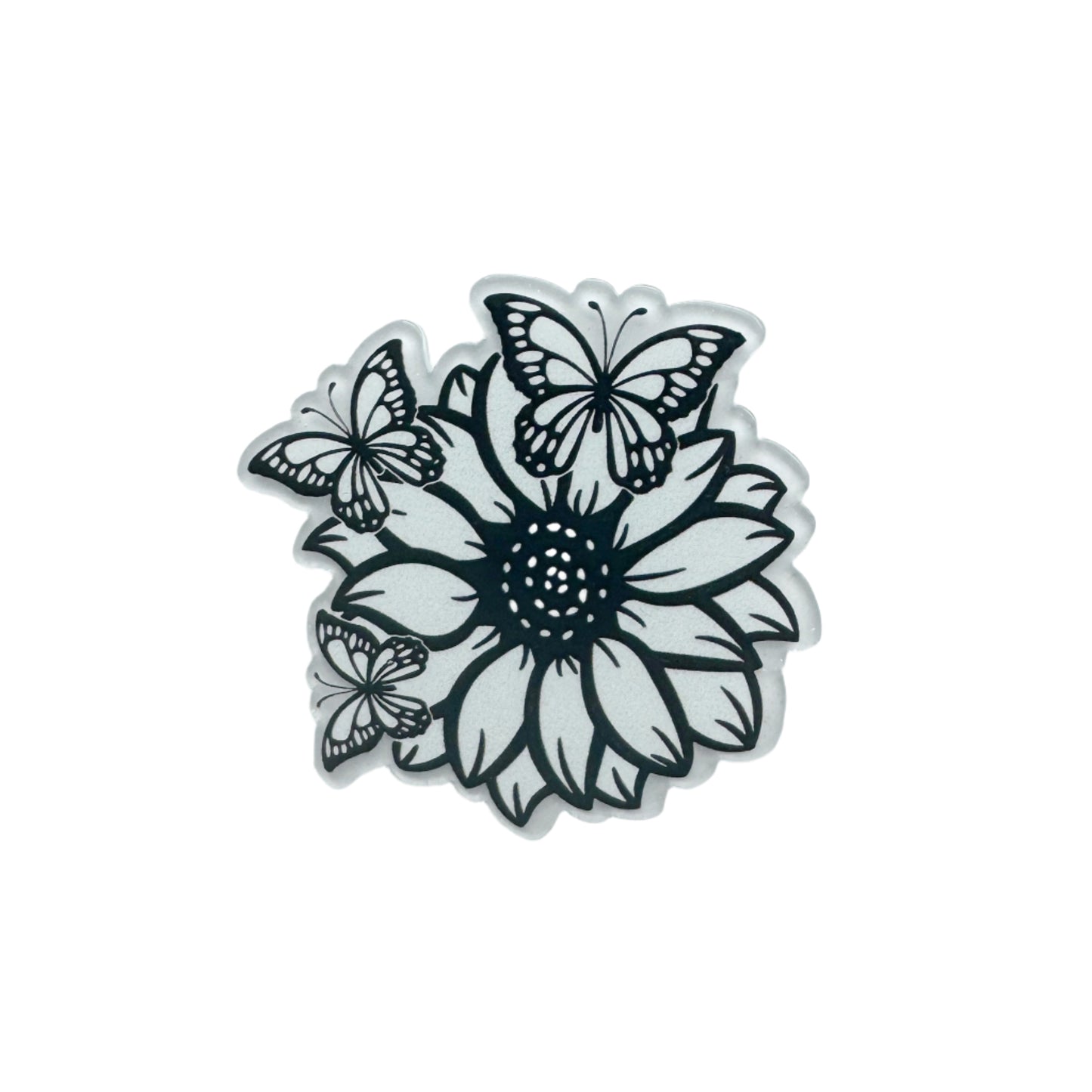 Country Butterfly Sunflower