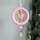 Blissful Butterfly Pink Car Charm