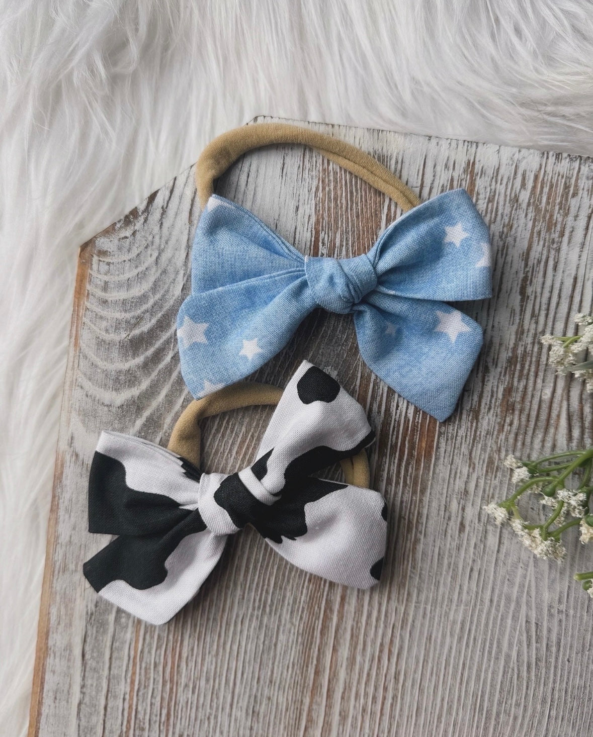 Country Cowgirl Baby Bows | 2pc set