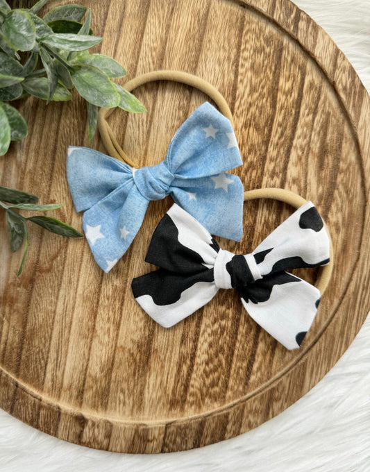 Country Cowgirl Baby Bows | 2pc set