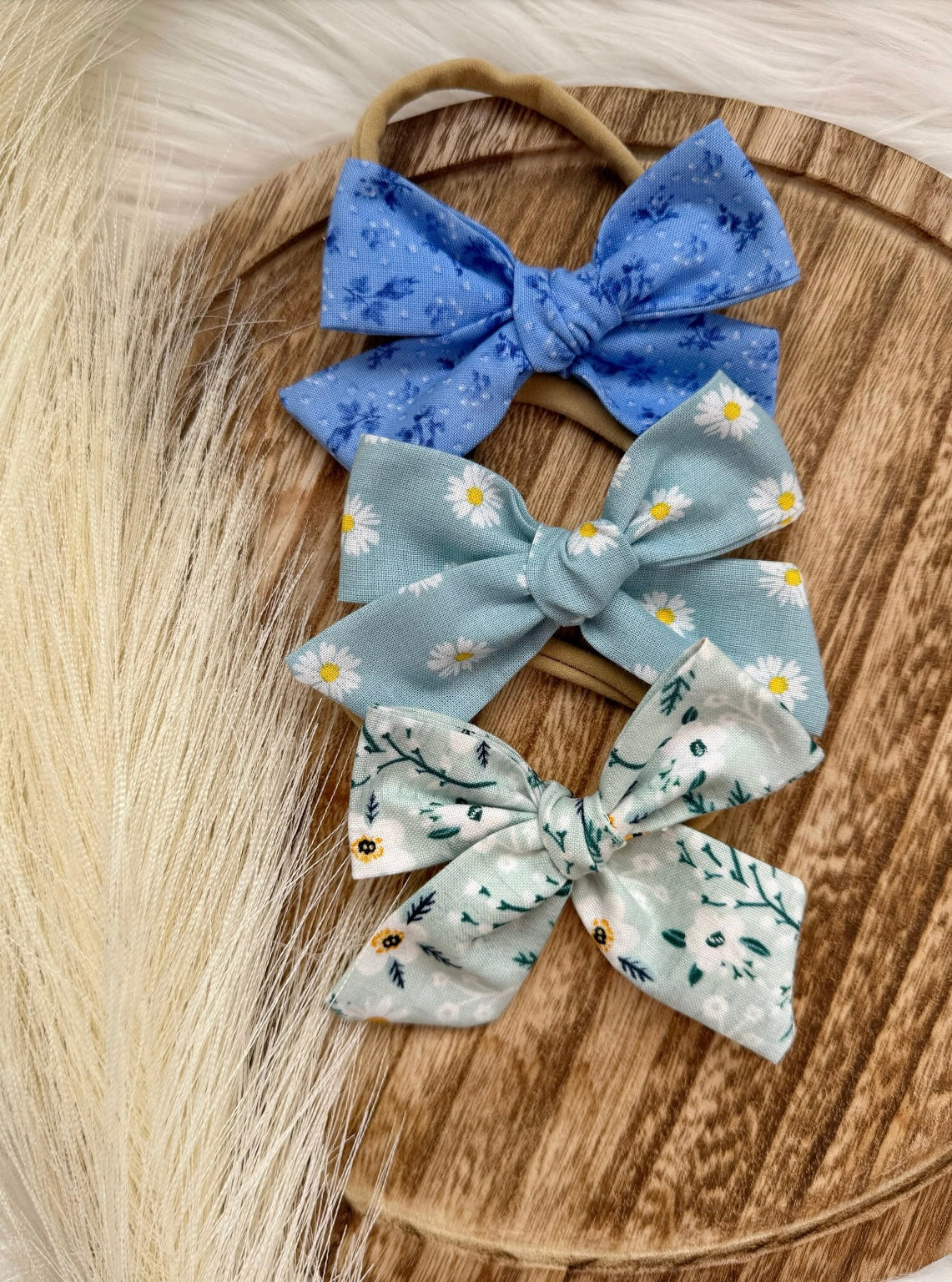 Summer Blues Baby Bow Collection