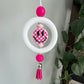 Smiley Babe Pink Car Charm