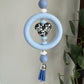 Mouse Ears Baby Blue Car Charm