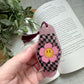 Glittery Smiley Daisy Acrylic Motel Bookmark