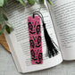 Glittery Scream Acrylic Bookmark