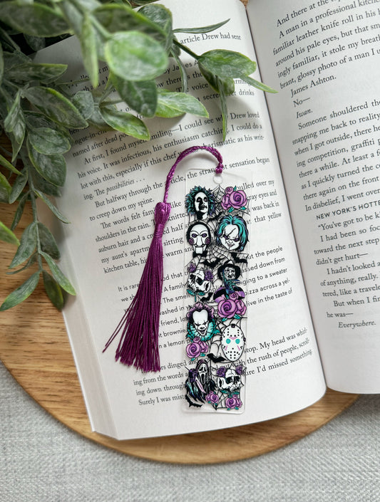 Scary Friends Acrylic Bookmark