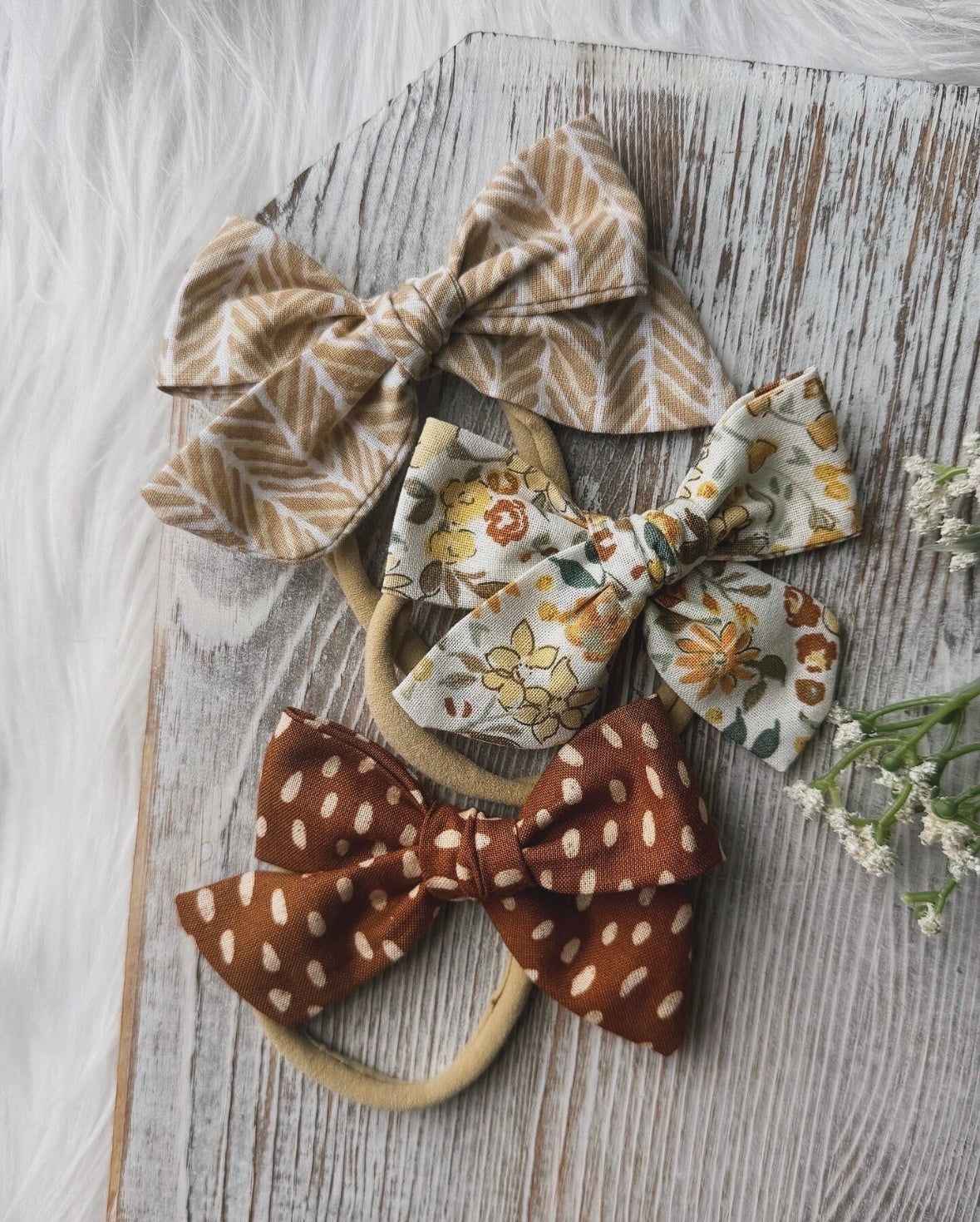 Indy Baby Bows | 3pc Set