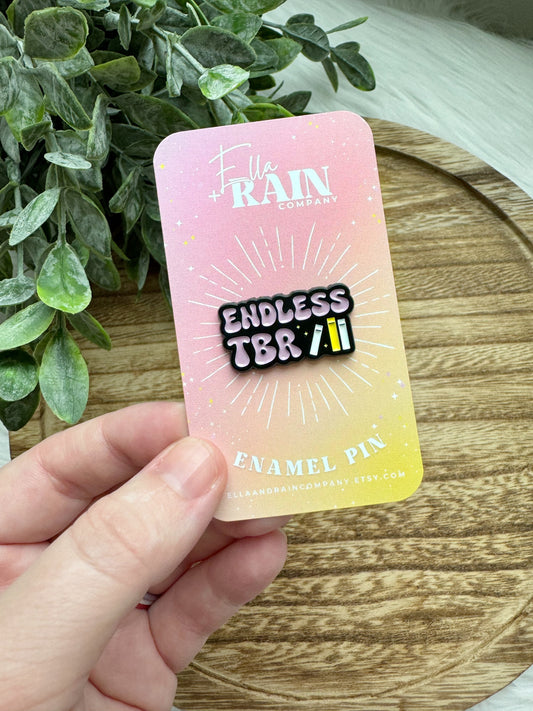 Endless TBR Enamel Pin | Bookish Collection