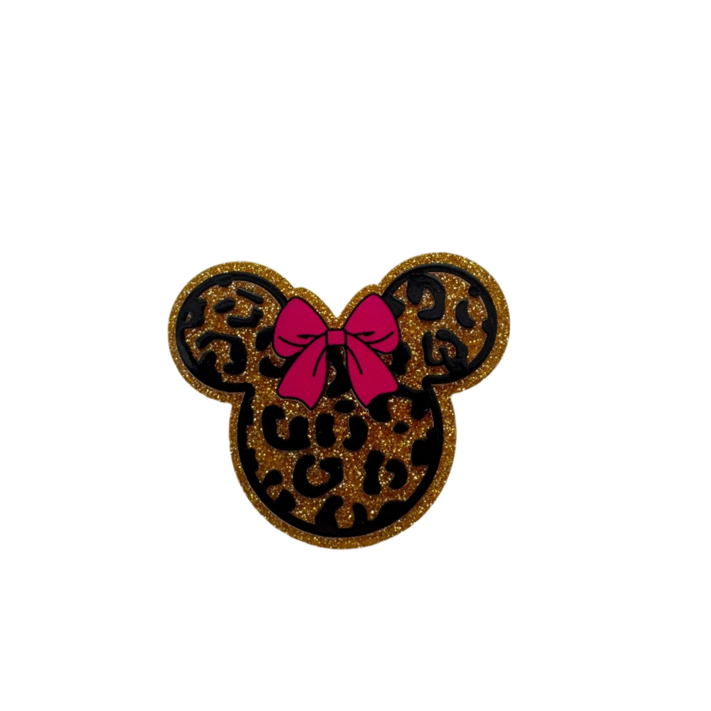 Cheetah with Pink Bow Mouse